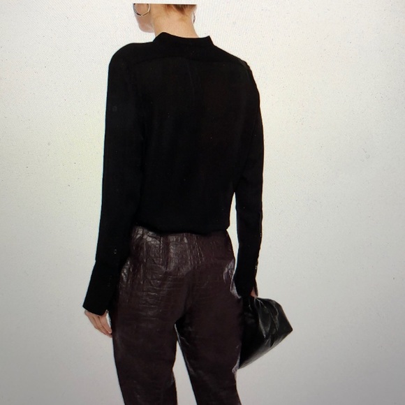 NILI LOTAN SILK SHIRT - Picture 4 of 6